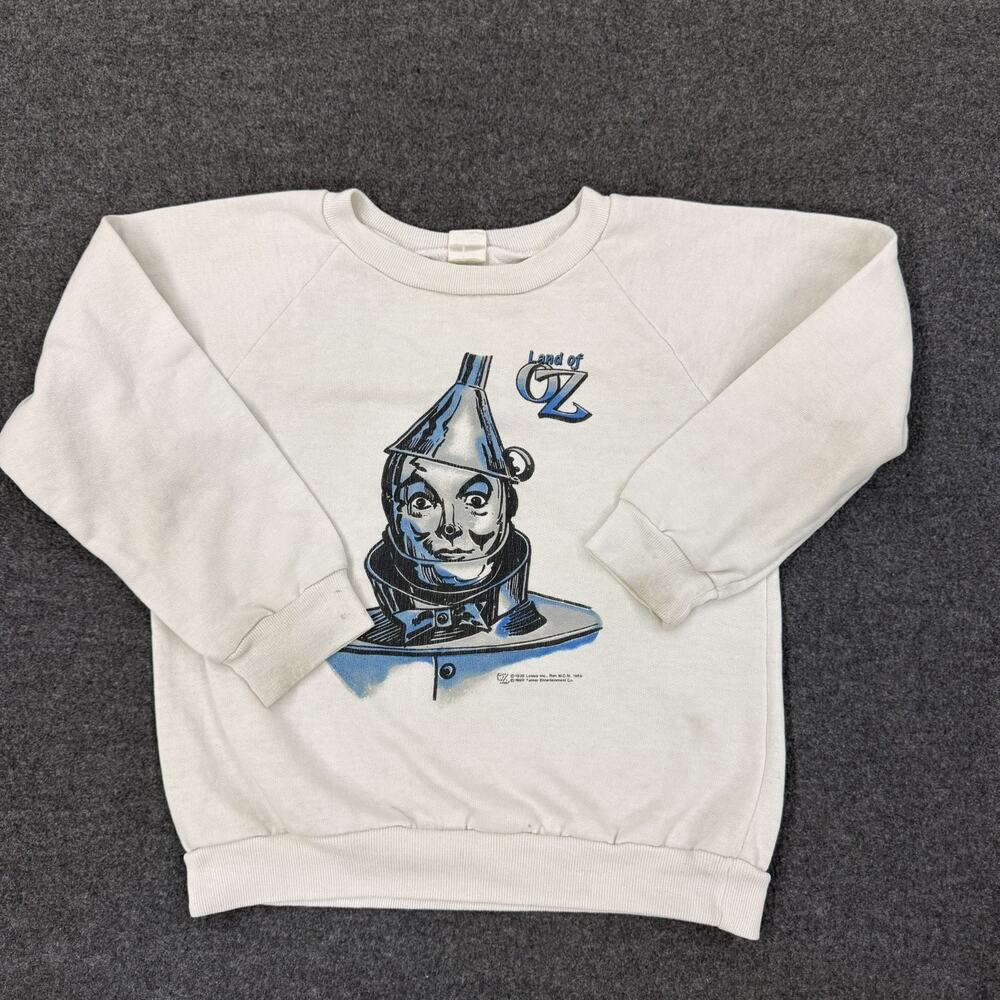 Vintage 1980s Tin Man Wizard of Oz Crewneck Sweatshirt Kids